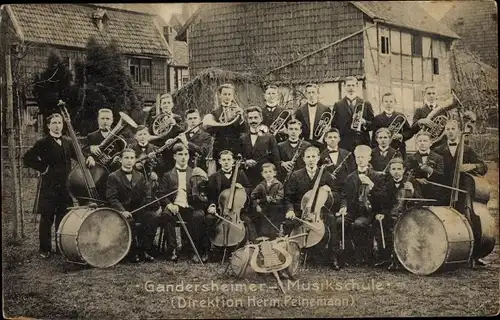 Ak Bad Gandersheim am Harz, Ochester, Gandersheimer Musikschule, Dir. Herm. Peinemann