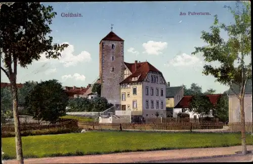 Ak Geithain in Sachsen, Pulverturm