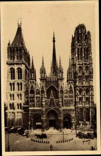 Ak Rouen Seine Maritime, Kathedrale Notre Dame