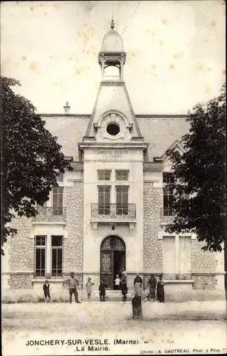 Ak Jonchery sur Vesle Marne, La Mairie