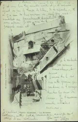Ak Vervins Aisne, La Poterne
