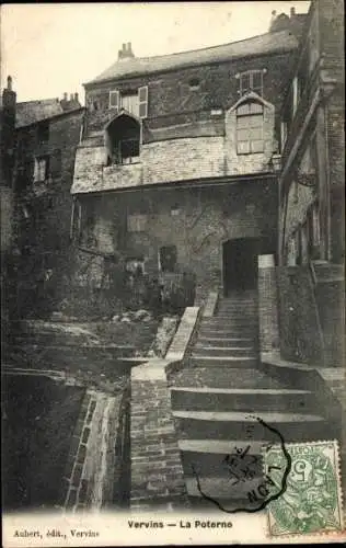 Ak Vervins Aisne, La Poterne