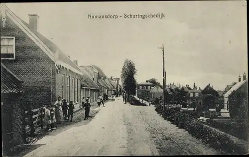 Ak Numansdorp Südholland Niederlande, Schuringschedijk