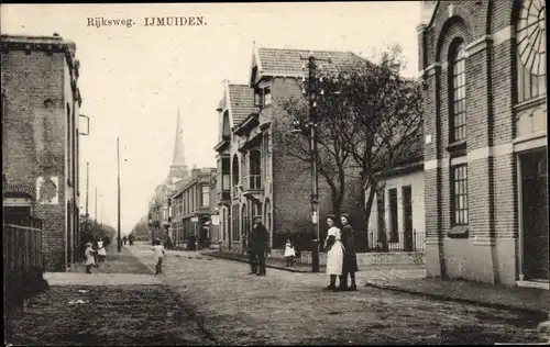 Ak IJmuiden Velsen Nordholland Niederlande, Rijksweg