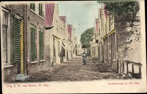 Ak De Rijp De Ryp Nordholland Niederlande, Rechtestraat