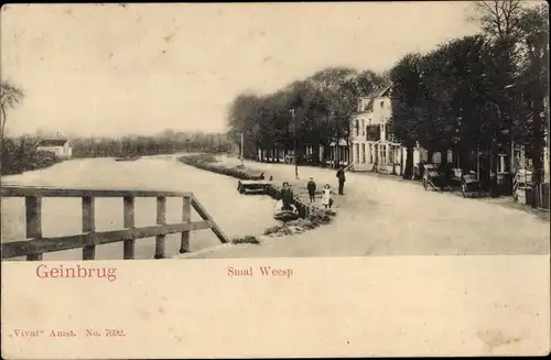 Ak Geinbrug Weesp Nordholland, Smal Weesp