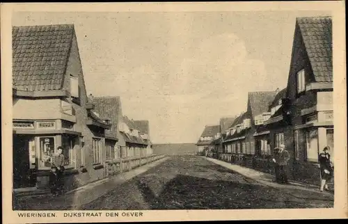 Ak Den Oever Wieringen Nordholland Niederlande, Dijkstraat