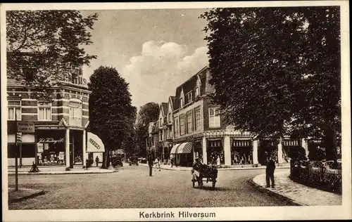 Ak Hilversum Nordholland Niederlande, Kerkbrink