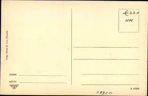 Ak Bussum Nordholland Niederlande, Brinklaan