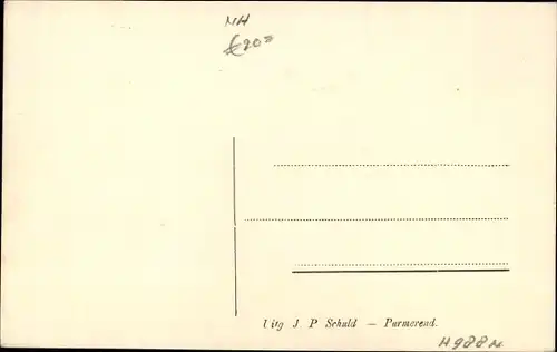 Ak Purmerend Nordholland, Watersnood 1916, Julianastraat