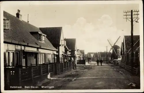 Ak Den Oever Wieringen Nordholland Niederlande, Hofstraat