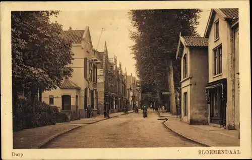 Ak Bloemendaal Nordholland Niederlande, Dorpstraat