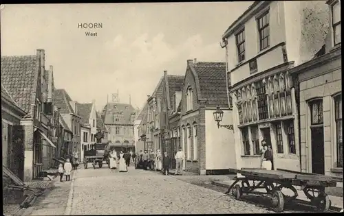 Ak Hoorn Nordholland Niederlande, Straßenpartie