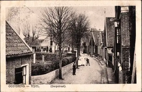 Ak Oosterend Texel Nordholland Niederlande, Dorpstraat