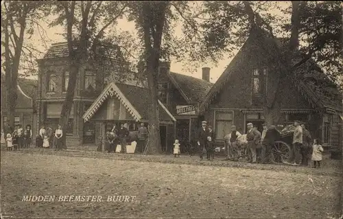 Ak Middenbeemster Midden Beemster Nordholland Niederlande, Buurt, Anwohner