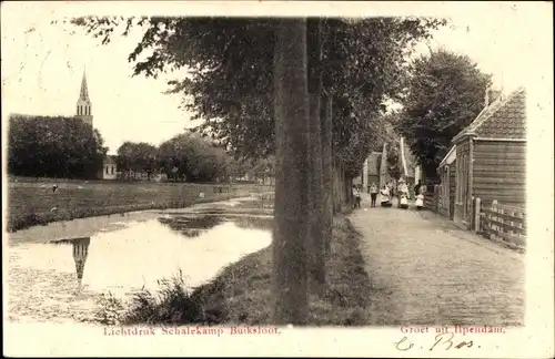 Ak Ilpendam Waterland Nordholland Niederlande, Gracht