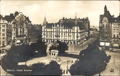 Ak Malmö Schweden, Hotel Kramer