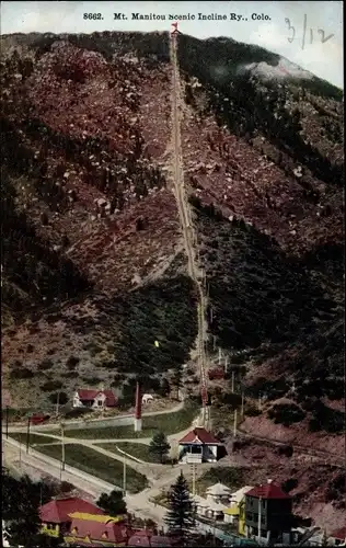 Ak Colorado USA, Mt. Manitou Scenic Incline Railway