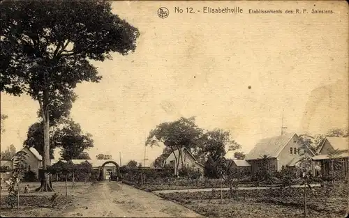 Ak Lubumbashi Elisabethville DR Kongo Zaire, Einrichtungen der salesianischen PR