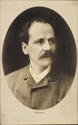 Ak Komponist Jules Massenet, Portrait