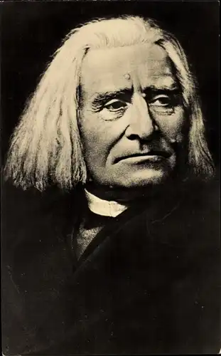 Ak Komponist und Klavierspieler Ferenc Liszt, Portrait