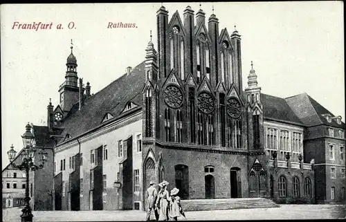 Ak Frankfurt an der Oder, Rathaus