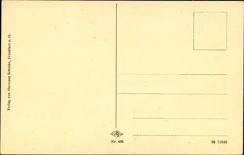 Ak Frankfurt an der Oder, Ortspartie mit Marienkirche