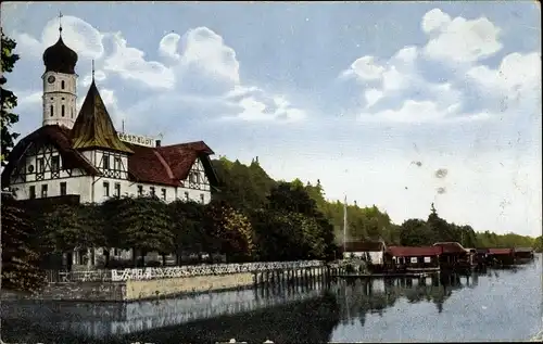 Ak Starnberg am Starnberger See Oberbayern, Seeshaupt