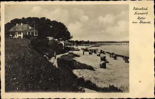 Ak Ostseebad Niendorf Timmendorfer Strand, Strand, Strandkörbe