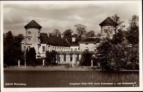 Ak Rheinsberg in Brandenburg, Schloss