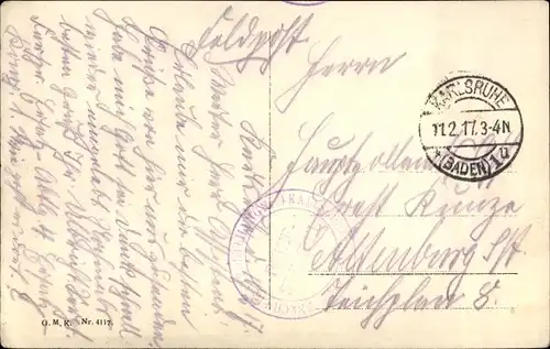 Ak Karlsruhe in Baden, Rheinhafen, Schiffe