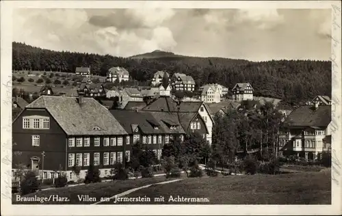 Ak Braunlage im Oberharz, Villen am Jermerstein, Achtermann