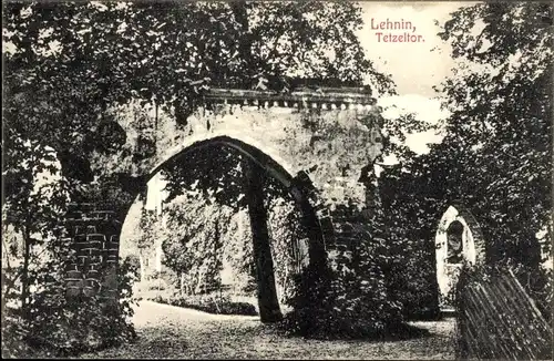 Ak Kloster Lehnin in der Mark, Tetzeltor