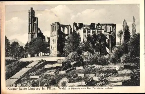 Ak Bad Dürkheim am Pfälzerwald, Ruine Kloster Limburg