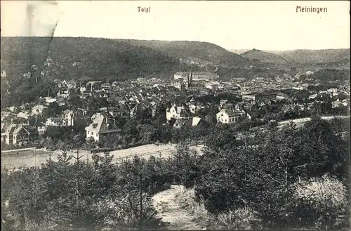Ak Meiningen in Thüringen, Panorama