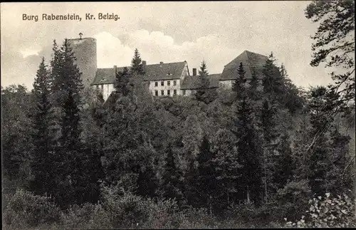 Ak Raben Rabenstein im Fläming, Burg Rabenstein