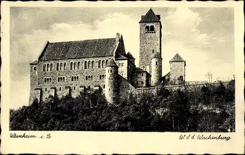 Ak Weinheim an der Bergstraße Baden, W. S. C. Wacheburg