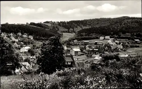 Ak Endbach, Gesamtansicht, Gebirge