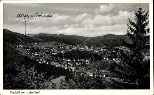 Ak Werdohl im Sauerland, Gesamtansicht