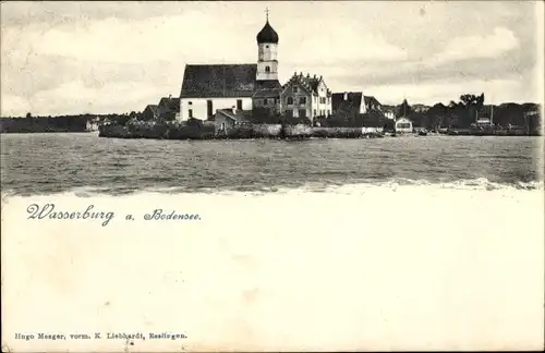 Ak Wasserburg am Bodensee Schwaben, Kirche