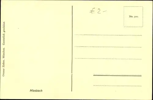 Ak Miesbach in Oberbayern, Gesamtansicht