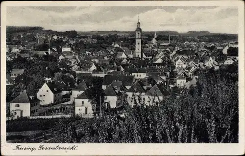 Ak Freising in Oberbayern, Gesamtansicht