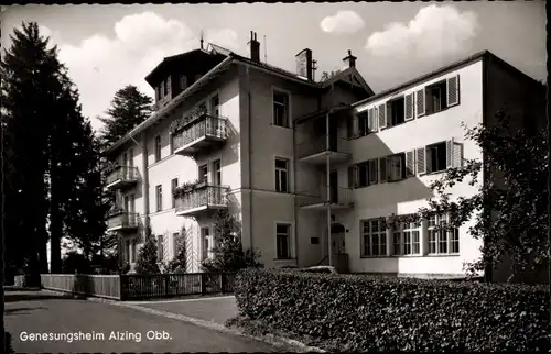 Ak Alzing Siegsdorf in Oberbayern, Genesungsheim