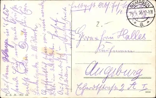 Ak Assmannshausen Rüdesheim am Rhein, Burg Rheinstein, Ruine Ehrenfels, Nationaldenkmal