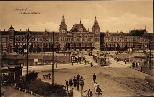 Ak Amsterdam, Centraal Station