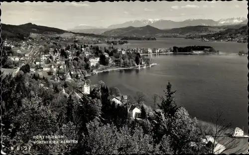 Ak Pörtschach am Wörther See Kärnten, Panorama