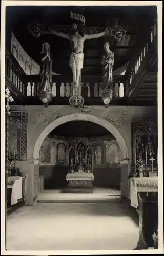 Ak Meran Merano Südtirol, Castel Tirolo, cappella romana