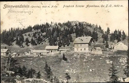 Ak Semmering in Niederösterreich, Sonnwendstein, Friedrich Schüler Alpenhaus