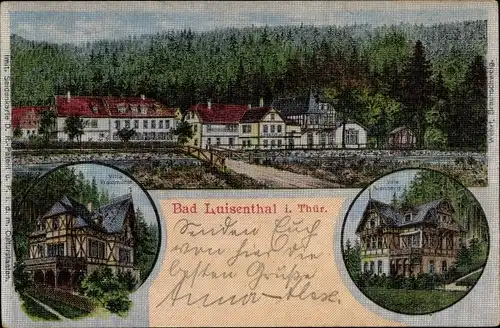 Seiden Ak Luisenthal im Thüringer Wald, Villa Nienberg