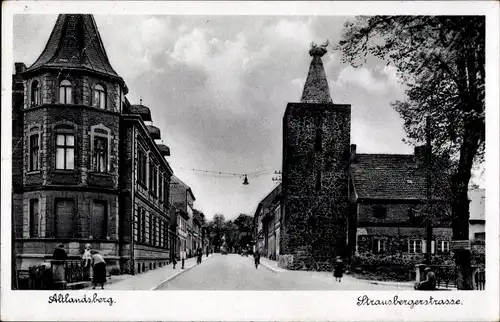 Ak Altlandsberg in der Mark, Strausbergerstraße